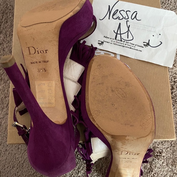 Dior Suede Sandals - Picture 2 of 5